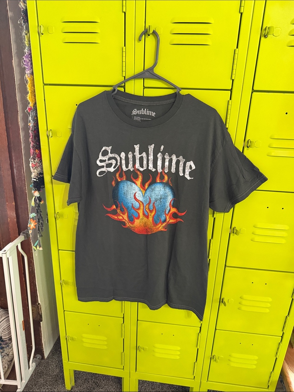 Sublime Graphic Band Tee - Flame Heart